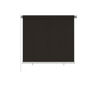 vidaXL Store roulant d'extérieur 160x140 cm Marron PEHD G