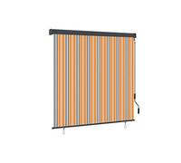 Store roulant d'extérieur 160x250 cm Jaune et bleu