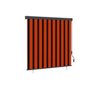 Vidaxl Store Roulant D'extérieur 160x250 Cm Orange Et Marron