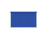 Store roulant d'extérieur 240x140 cm Bleu PEHD