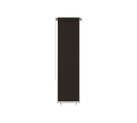 Store roulant d'extérieur 60x230 cm Marron PEHD