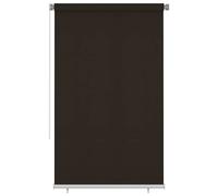 vidaXL Store roulant d'extérieur 60x230 cm Marron PEHD Marron G