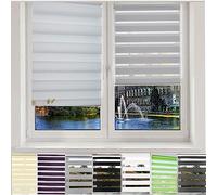 Store Thermique pour fenêtre de Toit 95x160cm 100% Matériau Blackout Store pour fenêtre de Toit Kit de Montage Inclus, pour Chambre, Salon, Cuisine, Gris Clair