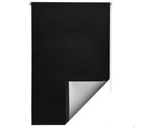 Sol Royal Store occultant Thermique pour fenêtre sans perçage | 55x160cm noir rideau en continu intérieur robuste toute l'année isolant anti chaleur SolReflect T42