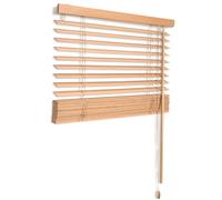 Sol Royal Store Venitien 100x160 cm JH3 - Store Venitien Bois à Lamelles Écologiques Aspect Chêne - Stores Vénitiens intérieurs pour Fenêtres et Portes