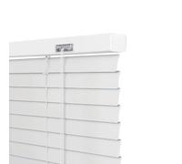 Store vénitien en métal en Aluminium, Montage Facile Mur & Plafond, sans Fil Store en Aluminium Lame de 25 mm, Rideaux Occultants sur Mesure pour Chambre & Salon(Blanc Pur)