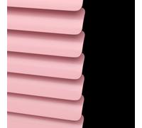 Store vénitien horizontal en aluminium mat de 2,5 cm de large sans perçage - Store de fenêtre filtrant la lumière - Rideau occultant d'intimité pour la maison et le bureau (rose, 65 x 130 cm)