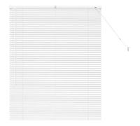 Store vénitien moderne - vidaXL - Blanc - Aluminium - 100x130 cm - Finition mate - Ajustable - Montage extérieur