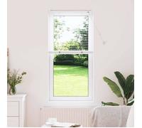 Store vénitien moderne - vidaXL - Blanc - Aluminium - 60x130 cm - Finition mate - Contrôle manuel - Montage extérieur