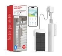 Store vénitien motorisé SwitchBot - Stores électriques intelligents avec la télécommande Bluetooth, l'alimentation Solaire, réalisez l'intégration avec Alexa & Google Home grâce au SwitchBot Hub