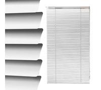 Store vénitien occultant sans fil en aluminium, volet roulant horizontal imperméable pour maison, bureau, cuisine et salle de bain, convient à 140 x 119,4 cm (l x H), lattes fines
