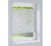 Store vénitien plissé effet plissé avec motif décoratif - helline home - blanc BLANC 9