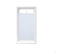 Relaxdays Store vénitien sans perçage, Lot de 2, volet fenêtre, Laisse Passer la lumière, L x H : env. 60x130 cm, Blanc