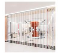 Store Vertical à lanières en PVC imperméable et résistant 180 x 400 cm - Installation Facile pour Portes de Garage et de Patio - Solution Durable, résistante aux intempéries et écoénergétiqu