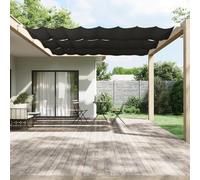 Store Vertical Anthracite, Tissu Oxford Résistant, Imperméable et Anti-UV, Store Banne Extérieur, Auvent de Terrasse Pratique, Stores Balcon pour Intimité et Protection, 140 x 600 cm
