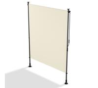 Juskys Store Vertical Barbados 150x310 cm - Store à Pince Extensible, Protection Solaire & Visuelle, Résistant aux Intempéries & UV, Déperlant - Beige