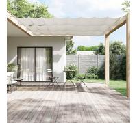 Store vertical blanc, 100 x 1200 cm, tissu Oxford 100 % polyester, pour balcon, terrasse, extérieur, protection solaire, coupe-vent, résistant aux UV et imperméable