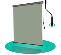 Strattore Store enrouleur Auvent Vertical sans perçage Terrasse porte voilage