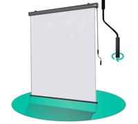 Strattore Store Vertical Extensible 180x250 cm Balcon Store Roulant Extérieur - Blocage des UV avec Manivelle et Cassette du Vent pour Balcon Terrasse Patio Jardin d'Auvent Protection - Gris Clair