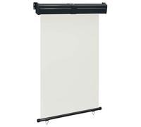 Store Vertical Exterieur, Protection Solaire, Canopée Rétractable, Store Pergola Extérieur, Brise Vue pour Balcon Jardin, 125x250 cm Crème