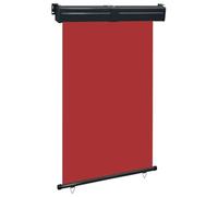 Store Vertical Exterieur, Protection Solaire, Canopée Rétractable, Store Pergola Extérieur, Brise Vue pour Balcon Jardin, 125x250 cm Rouge