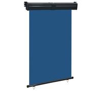 Store Vertical Exterieur, Protection Solaire, Canopée Rétractable, Store Pergola Extérieur, Brise Vue pour Balcon Jardin, 125x250 cm Bleu