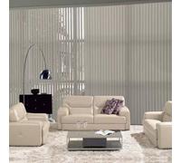 Store Vertical for Les Bureaux et for la Maison Et L'appartement, Store À Lamelles Complet, Rideau Verticaux 50% de Filtrage de la Lumière, Beaucoup de Couleurs au Choix(Gris,W250xH300cm)