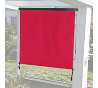 Store vertical HWC-F42, store vertical, store à rouleau, tissu protection UV 50 ~ 250x180cm, bordeaux-rouge