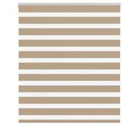 Store zèbre beige marbré largeur du tissu 120,9 cm polyester vidaXL