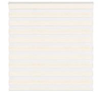 vidaXL – Store zébré à enrouleur Beige marbré Polyester Largeur tissu 135,9 cm