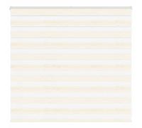 vidaXL Store à enrouleur zèbre Beige marbré Polyester Largeur du tissu 155,9 cm