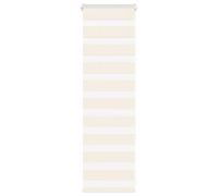 vidaXL Store zèbre beige marbré largeur du tissu 40,9 cm polyester, store à enrouleur zébré, store zébré pour fenêtre, store 4014614