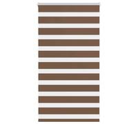 vidaXL Store zèbre beige marbré largeur du tissu 50 9 cm polyester store à enrouleur zébré store zébré pour fenêtre store 4014616