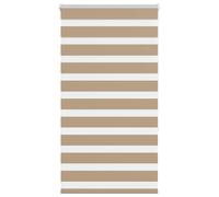 Store zèbre beige marbré largeur du tissu 70,9 cm polyester vidaXL