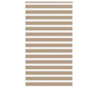 Store zèbre gris clair largeur du tissu 125,9 cm polyester vidaXL