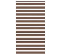 Vidaxl Store Zèbre Marron 135x230cm Largeur Du Tissu 130,9cm Polyester