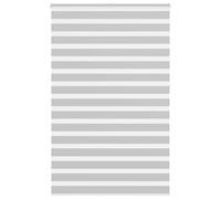 Store zèbre gris clair largeur du tissu 140,9 cm polyester vidaXL