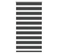 Store zèbre gris clair largeur du tissu 65,9 cm polyester vidaXL