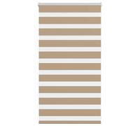 Store zèbre gris clair largeur du tissu 80,9 cm polyester vidaXL