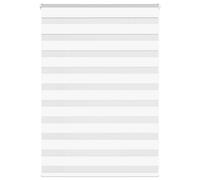 Store zèbre gris clair largeur du tissu 90,9 cm polyester vidaXL