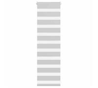 Store zèbre gris clair - VIDAXL - 40,9 cm - Polyester - Hauteur totale 100 cm - Largeur totale 45 cm