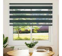 Store Zèbre Gris Foncé Largeur Du Tissu 140,9 Cm Polyester