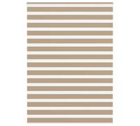 Store zèbre marron 100x230 cm largeur du tissu 95,9cm polyester vidaXL