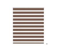 vidaXL Store zèbre 130x150 cm Polyester Largeur du tissu 125,9 cm Marron