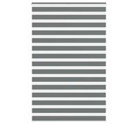 vidaXL Store zèbre 4014166 Largeur du tissu 140,9 cm Polyester Gris foncé