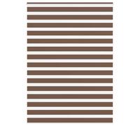 Vidaxl Store Zèbre Marron 155x230cm Largeur Du Tissu 150,9cm Polyester