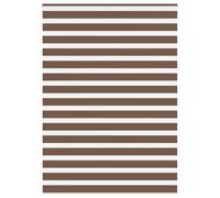 Vidaxl Store Zèbre Marron 165x230cm Largeur Du Tissu 160,9cm Polyester