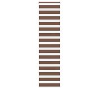 Store zèbre marron 65x230 cm largeur du tissu 60,9 cm polyester vidaXL