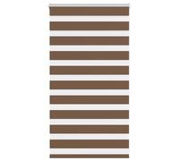 Store zèbre marron 75x100 cm largeur du tissu 70,9 cm polyester vidaXL