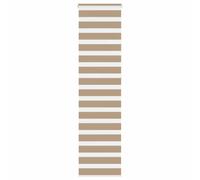 Store zèbre marron sable largeur du tissu 60,9 cm polyester vidaXL